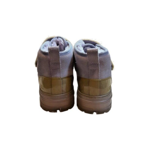 Stylish Women's Purple and Tan Shoes - Picture 10 of 10